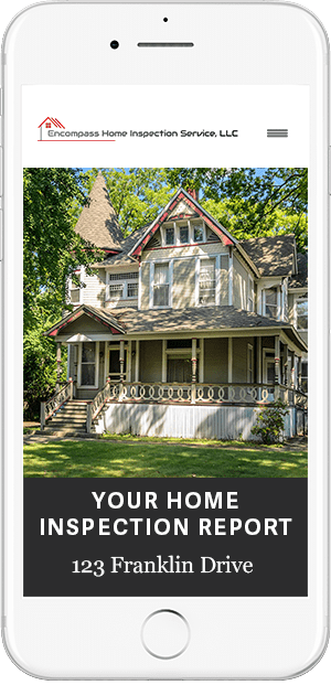 Example Home Inspection Report on Phone